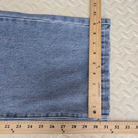 Abrand Jeans Womens 27 NEW High & Wide Alexis Rip Organic Cotton Vintage Blue - Picture 14 of 15